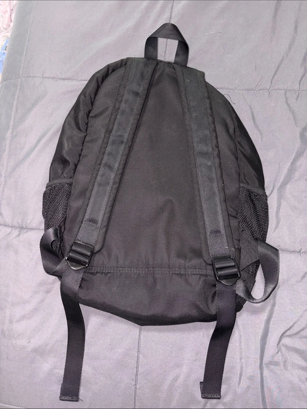 PINK Victoria's Secret Black Backpack with White Logo
